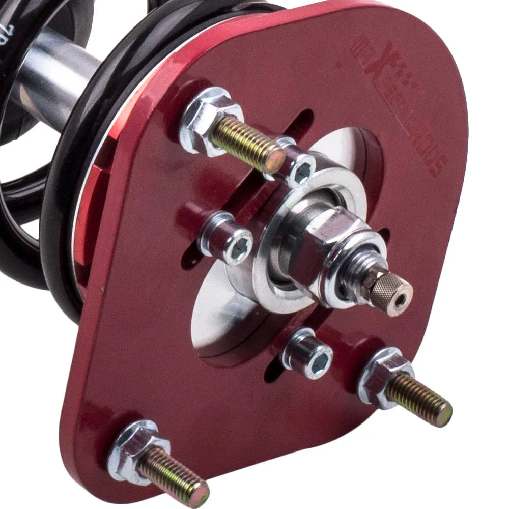 4pcs Coilover Shocks Kits for Dodge Neon 2000-2005 & SRT-4 2003-2005 24 Ways Adj. Damper Red Suspension
