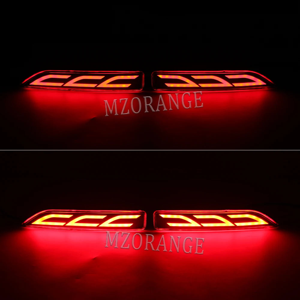 MZORANGE LED Rear Bumper Light For Honda CRV CR-V 2007 2008 2009 Brake Reflector Light Rear Fog Lamp Car Accessories