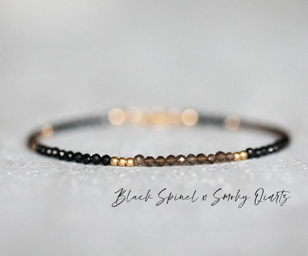 Smoky Quartz Bracelet, Birthstone , Smokey Quartz, April Birthstone, Libra Jewelry