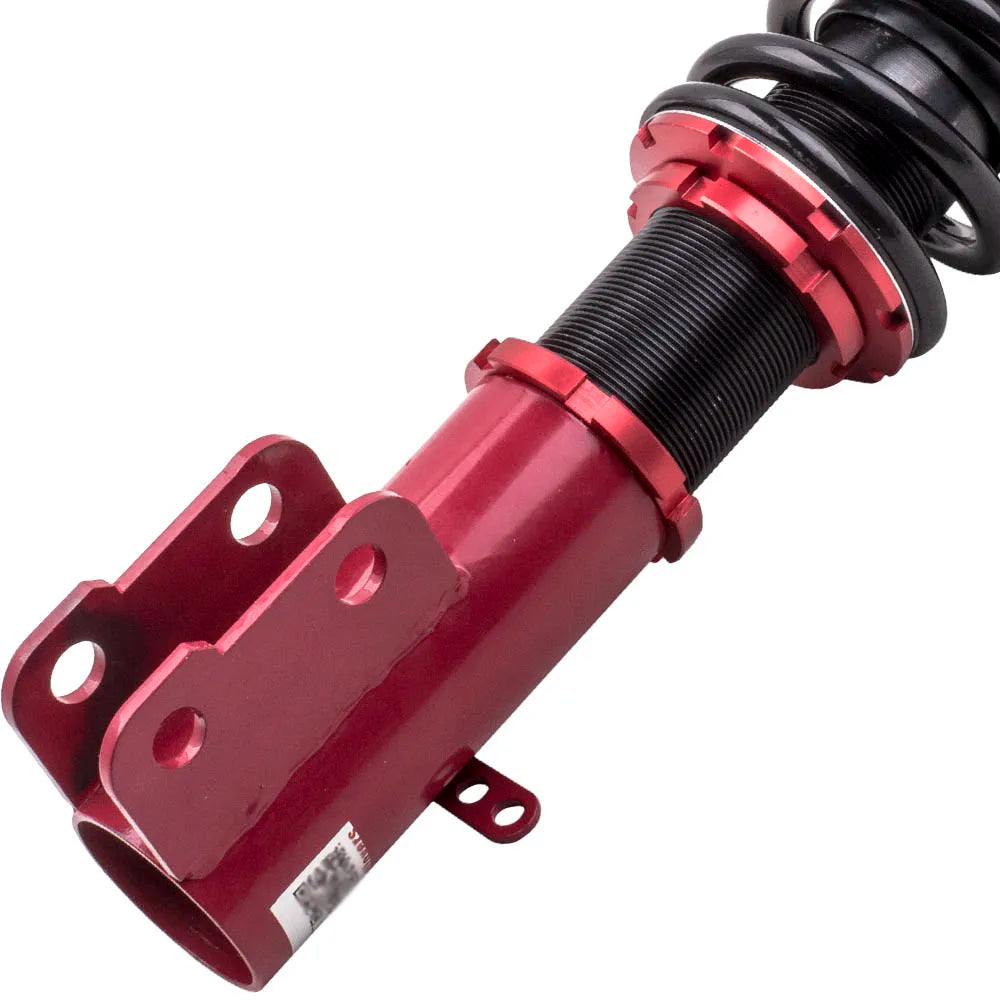 4pcs Coilover Shocks Kits for Dodge Neon 2000-2005 & SRT-4 2003-2005 24 Ways Adj. Damper Red Suspension