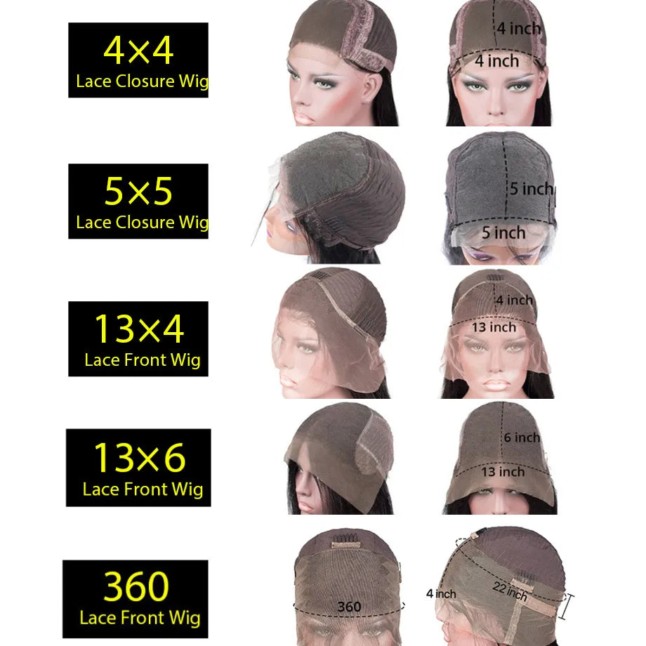 30 40 Inch Body Wave HD Lace Frontal Black Wig 100% 13x6 Human Hair Quality Natural Brazilian Cheap Wigs on Sale For Black Women