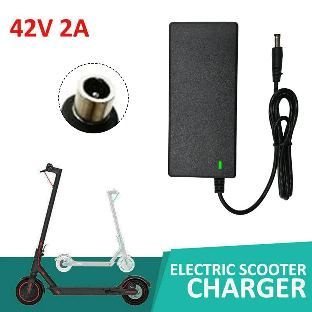 Battery Charger Power Adapter AC100-240V DC 42V/54.6V 2A  Electric Bike Scooter Accessories US/EU Plug For Lithium Battery