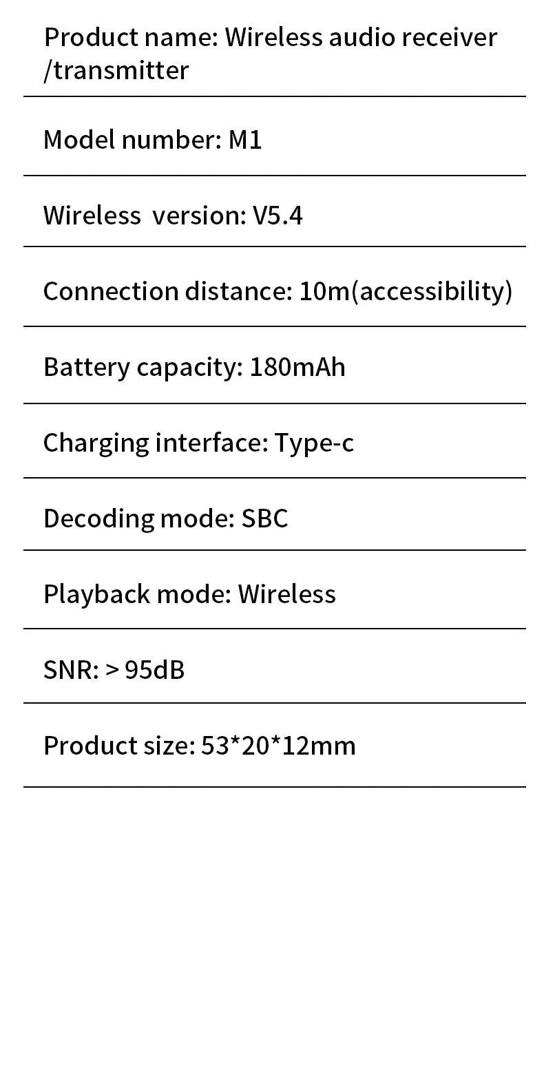 Bluetooth 5.4 Audio Receiver Transmitter 3.5MM AUX HIFI Stereo Music Wireless Adapter With Mic For Car speaker TV PC Headphones