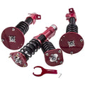 4pcs Coilover Shocks Kits for Dodge Neon 2000-2005 & SRT-4 2003-2005 24 Ways Adj. Damper Red Suspension