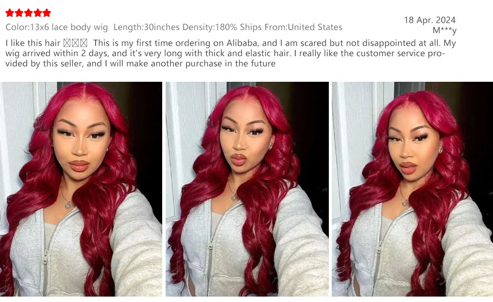 200 Density 99j Burgundy 13x4 13x6 Full Frontal Lace Preplucked Colored Straight Frontal Wig HD Transparent Lace Human Hair Wigs