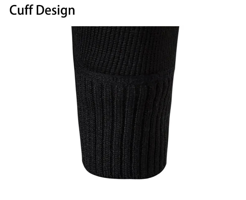 Men Cardigan Sweaters 2024 Autumn Winter New Warm Cashmere Wool Zipper Stand-up Collar Casual Knitwear SweaterCoat Mens Clothes
