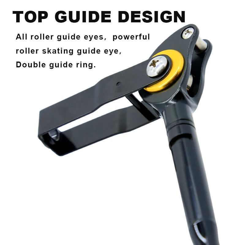 1.8m Sea Fishing Heavy Fishing Rod Goods 3+1 Roller Guid 80LBS 100LBS 130LBS Big Game Boat Trolling Rod Winter Rod Tuna