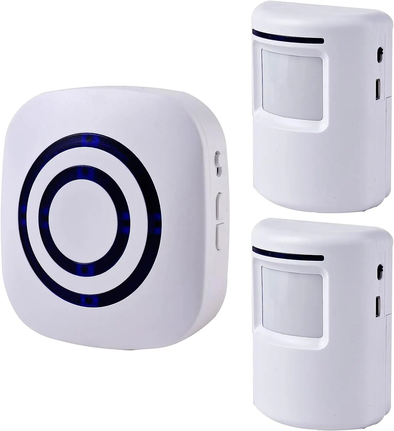 Wireless Passage Alarm with Electronic Plug-in Receiver, PIR Motion Sensor Detector,Doorbell Wireless Alarm System
