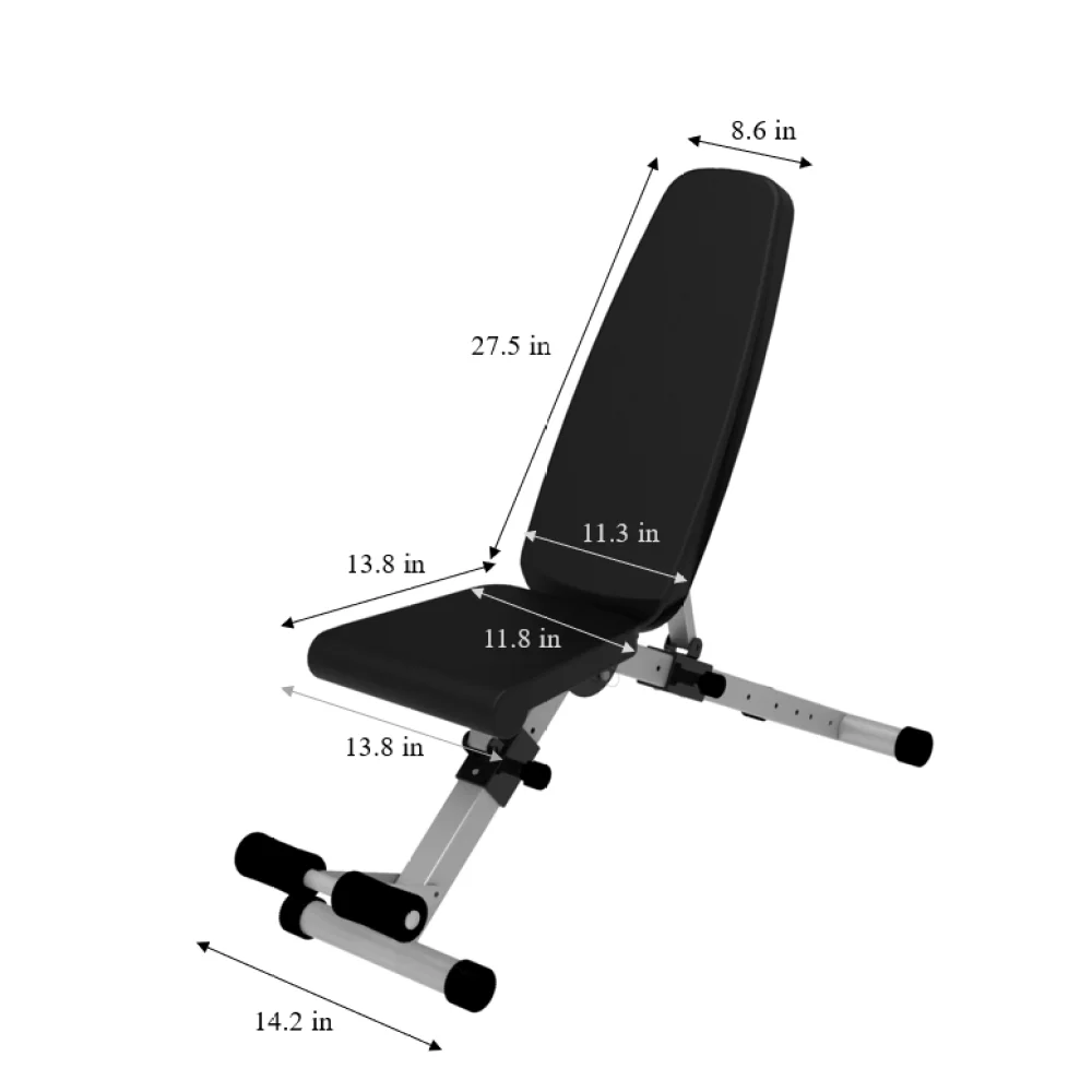 Dumbbell Bench Leather Steel Stable Comfortable