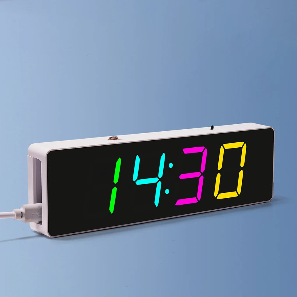 ESP8266 IoT Colorful WiFi Clock Kit Intelligent Electronic Clock DIY Welding Practice Parts Set Automatic Time Synchronization