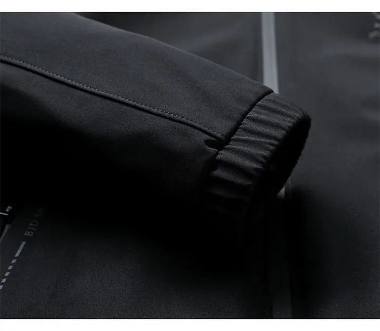Top Quality New Brand Casual Fashion Stand Collar Streetwear Mens Coats And Jackets Zipper Windbreaker Simple Mens Clothes 2025