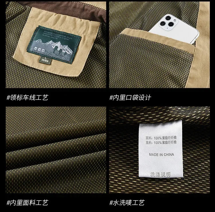 Spring Autumn Jacket Men Cotton Windbreaker Bomber Coat Military Men's Tactics Jackets Man Cargo Casual Jacket Mens Clothes New