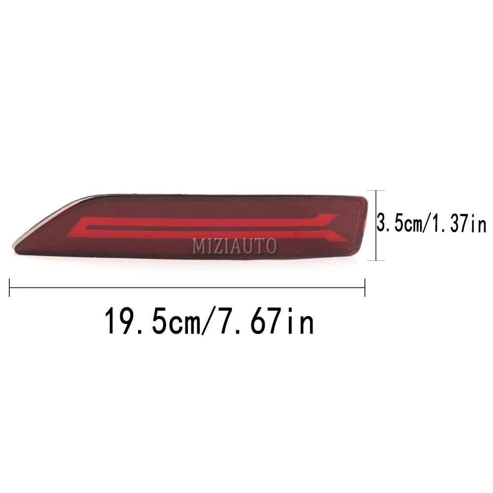 MZORANGE LED Rear Bumper Light For Honda CRV CR-V 2007 2008 2009 Brake Reflector Light Rear Fog Lamp Car Accessories