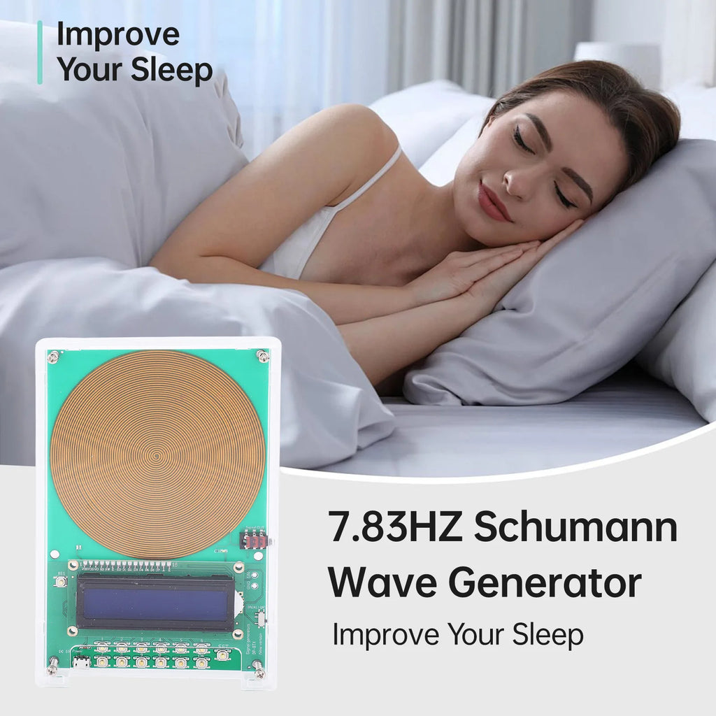 Schumann Waves Generator 7.83Hz Frequency Generator Ultra-Low Frequency Pulse Generator Resonator Schumann Wave Enhancer-Nature