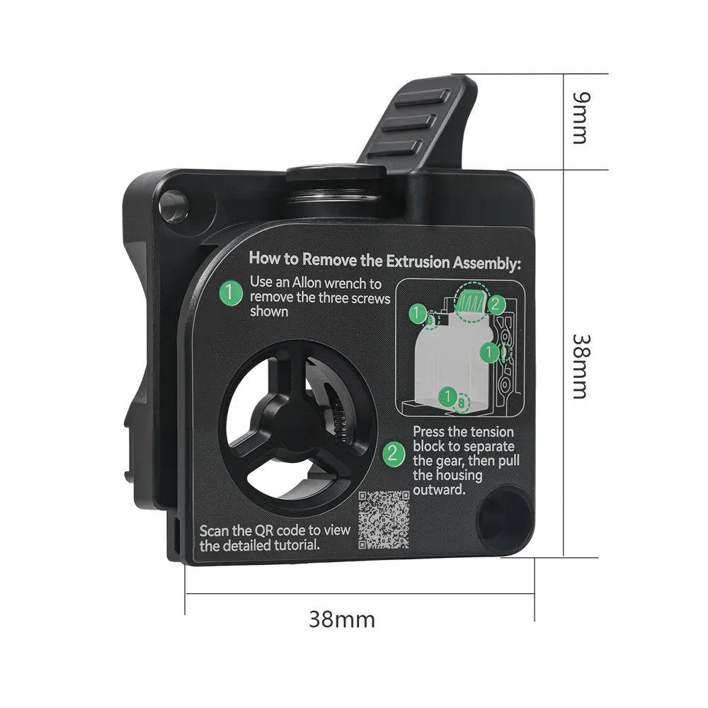 Creality Original Extruded Front Shell Kit for K2 Plus_K2 Pro_K2_Sermoon M300 3d Printer Parts Extruded Front Shell Kit