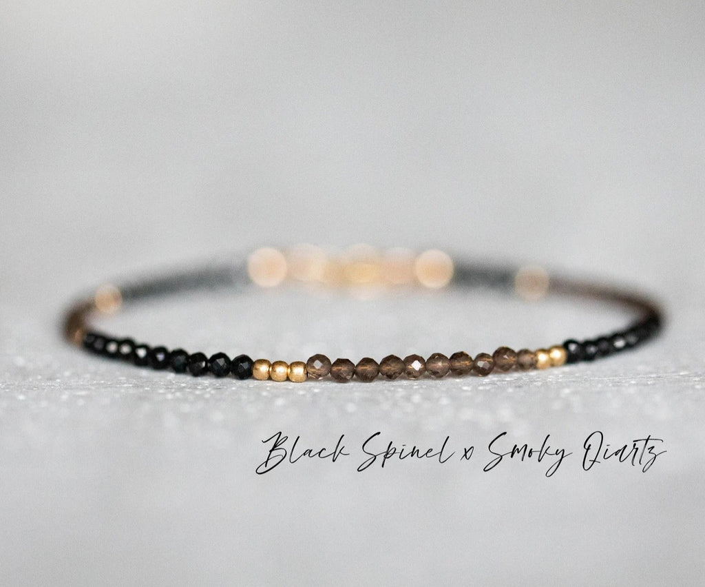 Smoky Quartz Bracelet, Birthstone , Smokey Quartz, April Birthstone, Libra Jewelry